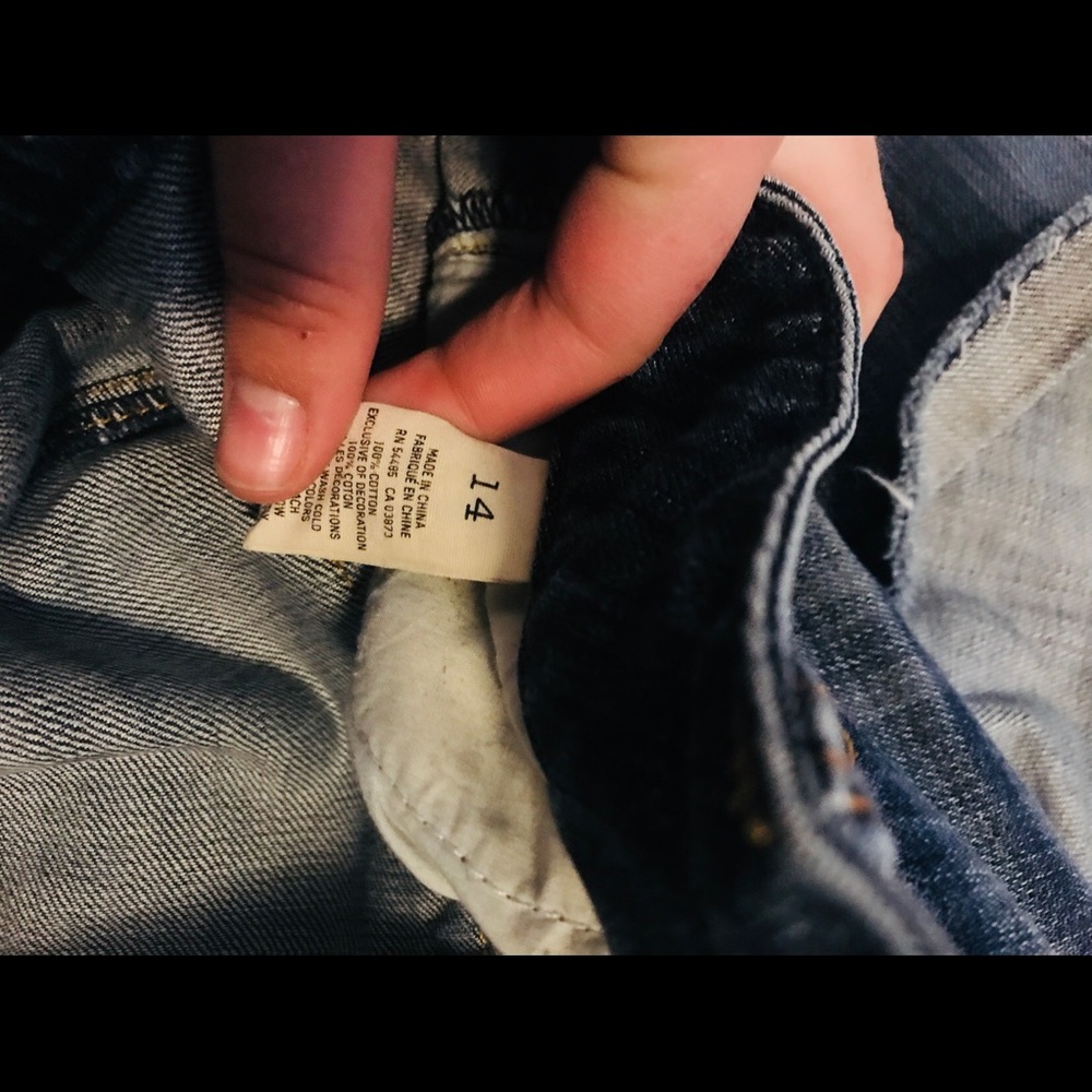 Distressed shorts